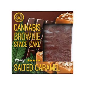 Cannabis Brownie Space Cake - Salted Caramel