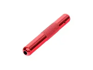 Aluminium snuifbuis ribbel rood