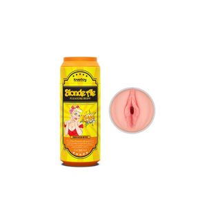LOVETOY Pleasure brew blonde ale vagina masturbator nude & geel