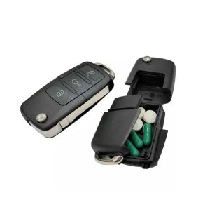 Verstop auto sleutelhanger