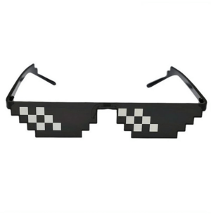 Pixel bril zwart