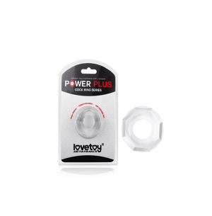 Powerplus Flexible Cock Ring Clear