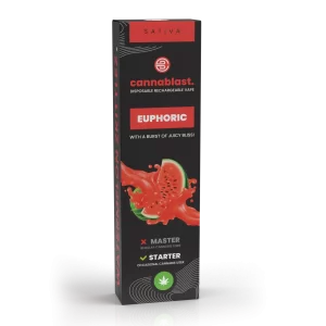 Cannablast Euphoric Watermelon Zkittlez Vape - 1ml