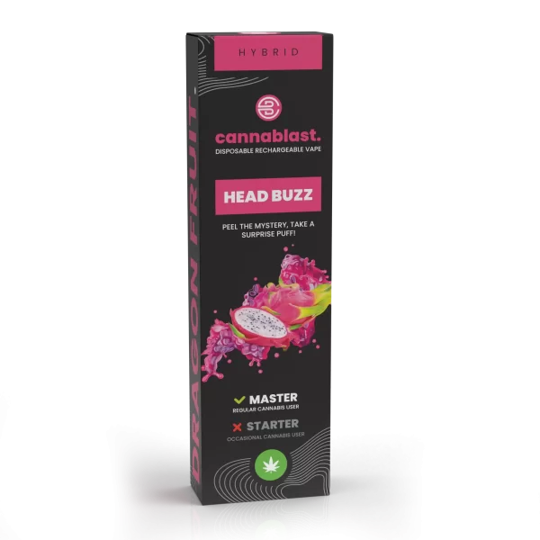 Cannablast Head Buzz Dragon Fruit Vape - 1ml