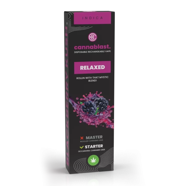 Cannablast Relaxed Blackberry Kush vape - 1ml